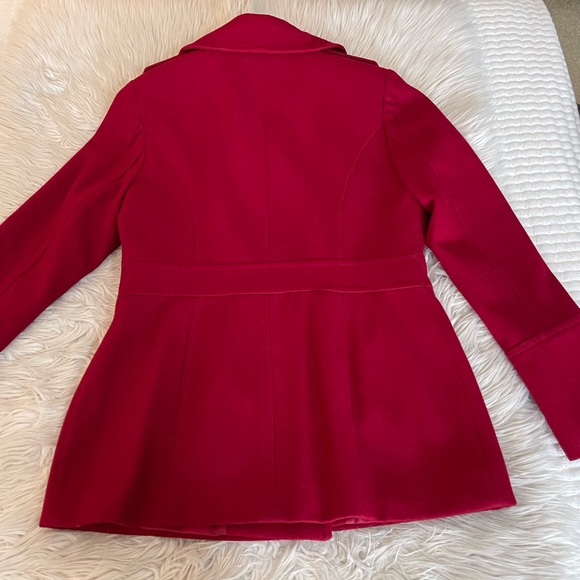 Michael Kors | Red | Double Breasted | Pea Coat - Picture 11 of 13